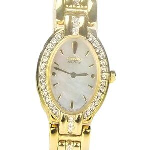 CITIZEN Eco-Drive Ladies Watch Model 8023-S019206 Stainless Steel Womens 6 3/8"